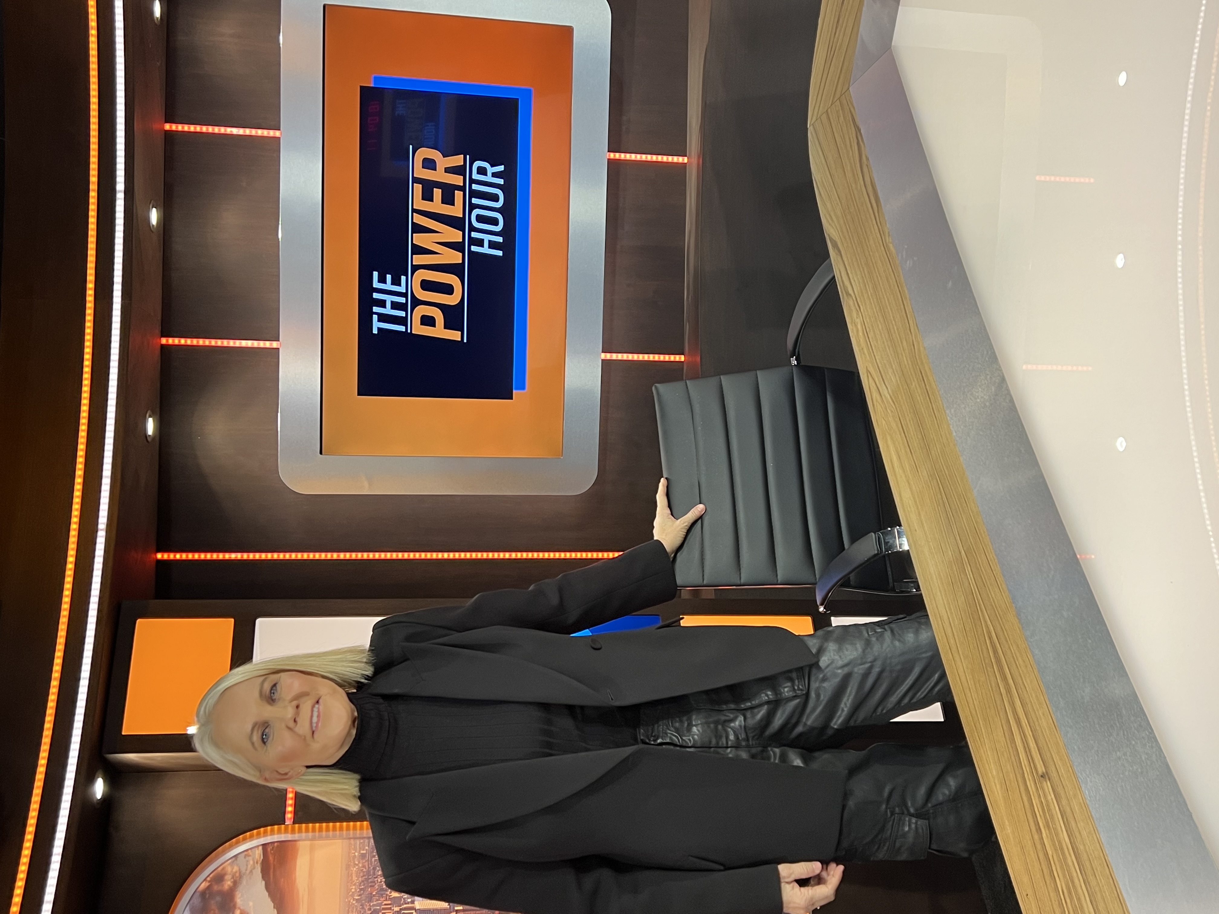 The Power Hour TV set