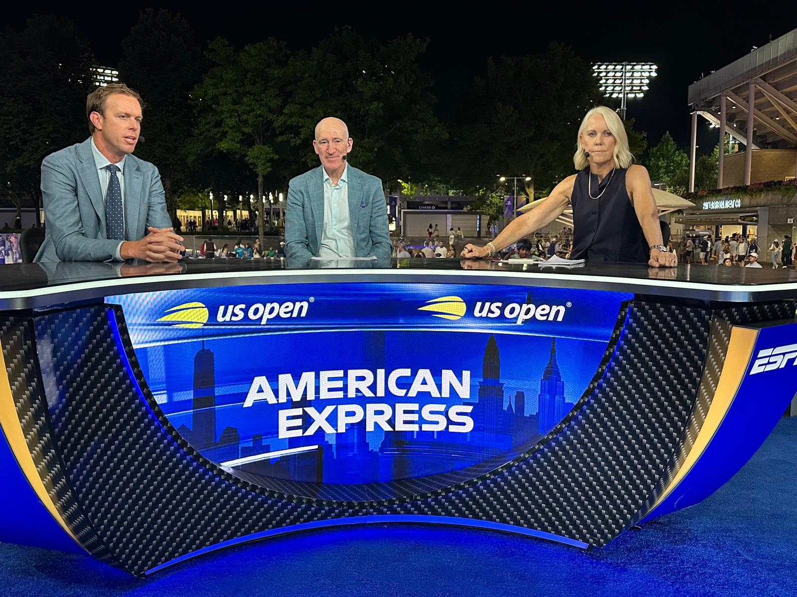 ESPN US Open Broadcast Desk